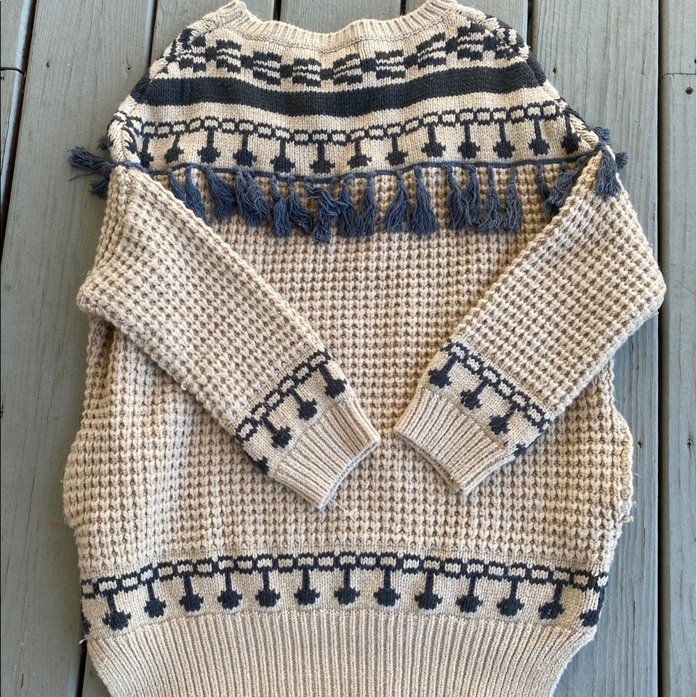 Listicle Khaki & Grey Sweater Dress